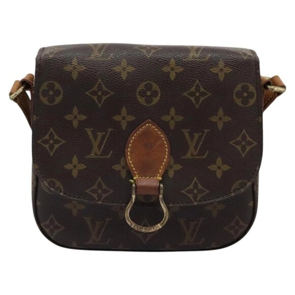 LOUIS VUITTON Monogram Saint Cloud MM Shoulder Bag M51243 LV Auth 119805 - Picture 2 of 16